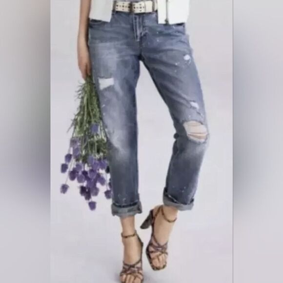 CAbi Denim - Cabi 100 Boyfriend Cuffed Jeans